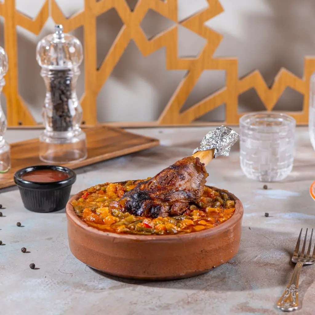 Mixed Vegetables With Shank Meat Casserole